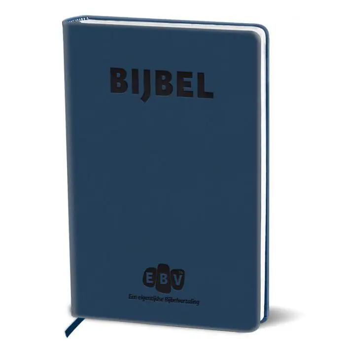 EBV24 - Luxe blauw bijbel
