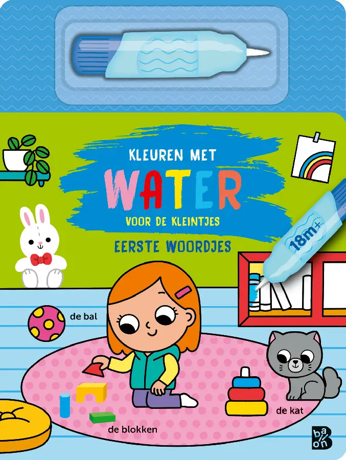 Kleuren met water voor de kleintjes: Eer