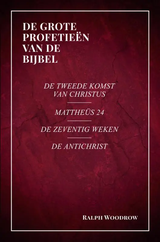 de grote profetieen van de bijbel