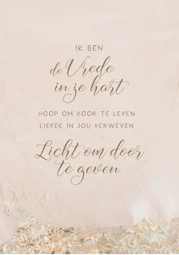 Ik ben de Vrede