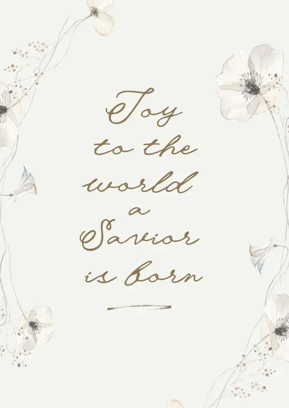 Joy to the world