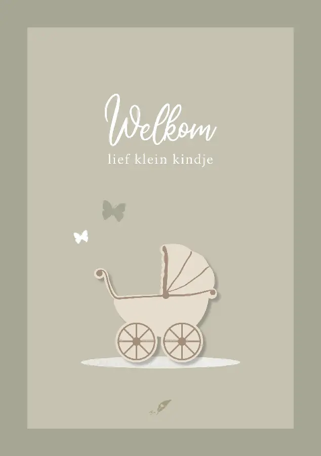 Welkom lief klein kindje