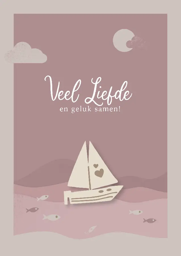 Veel liefde en geluk samen
