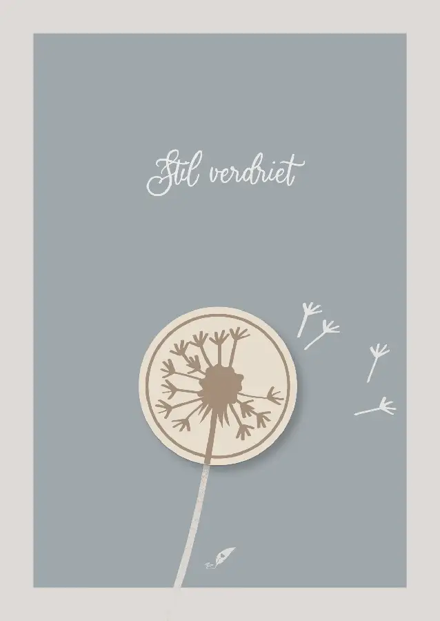 Stil verdriet