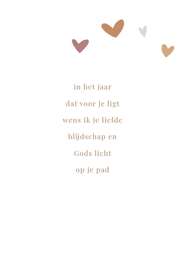 in het jaar dat voor je ligt