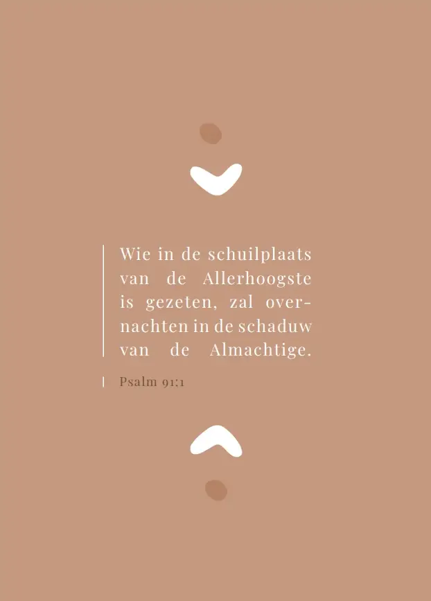 Wie in de schuilplaats