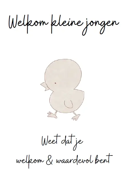 Geboorte zoon