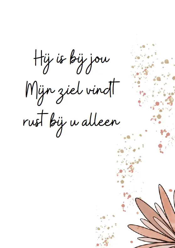 Hij is bij jou