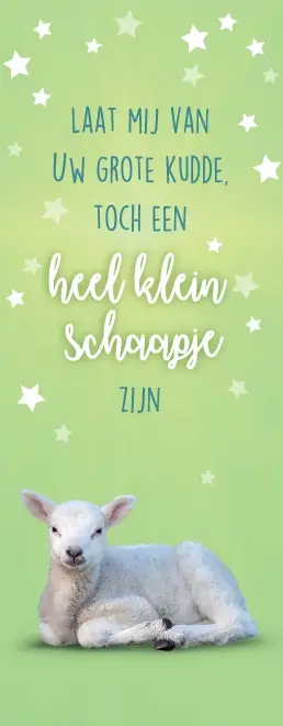 Laat mij van Uw grote kudde