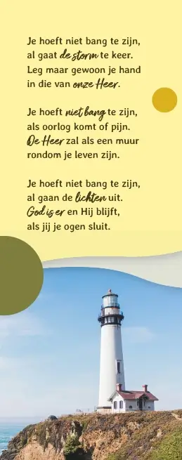 Je hoeft niet bang te zijn