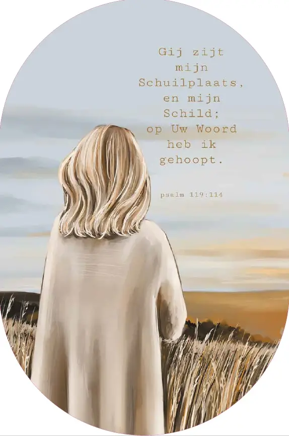 Muurdecoratie Gij zijt mijn Schuilplaats