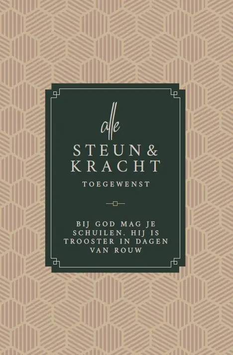 WENSKAART IN LIEFDEVOLLE HERINNERING