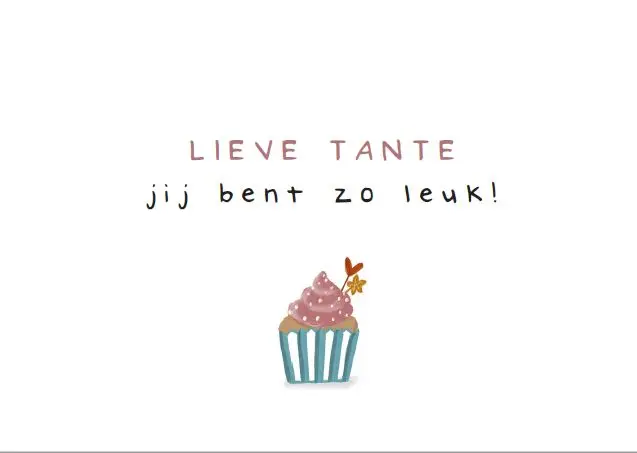 Lieve tante