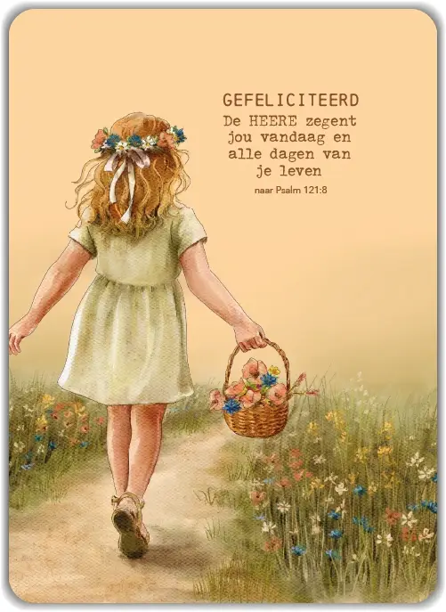 Gefeliciteerd De HEERE zegent jou