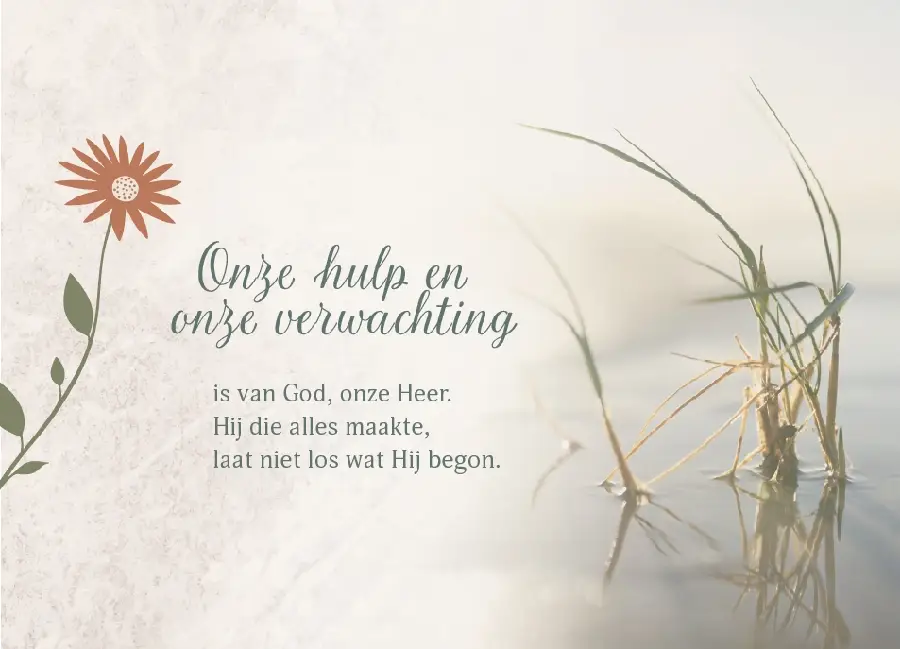 Enkele Kaart Onze hulp