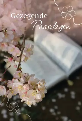 Minikaartje Gezegende Paasdagen