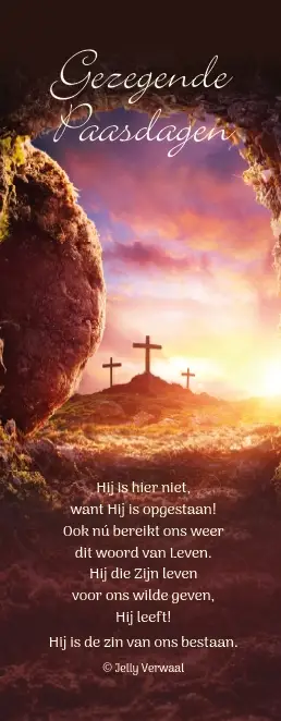 Boekenlegger Gezegende Paasdagen