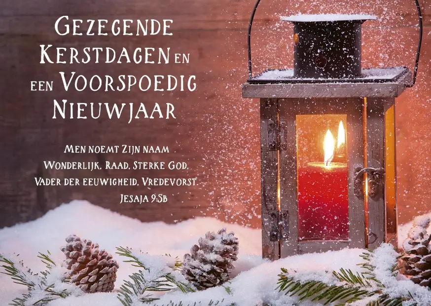 Map 5 Prentbriefkaarten Nieuwjaar m/t