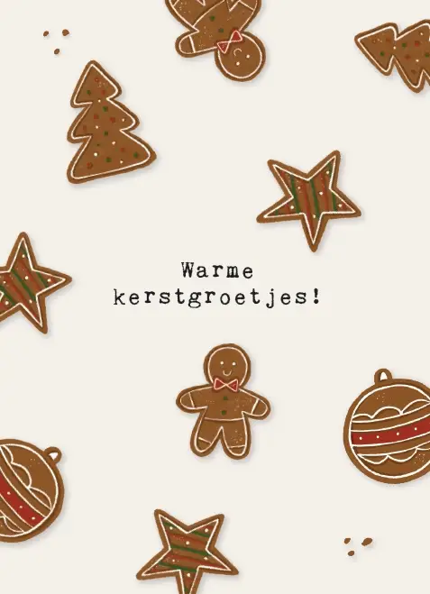 Warme kerstgroetjes!