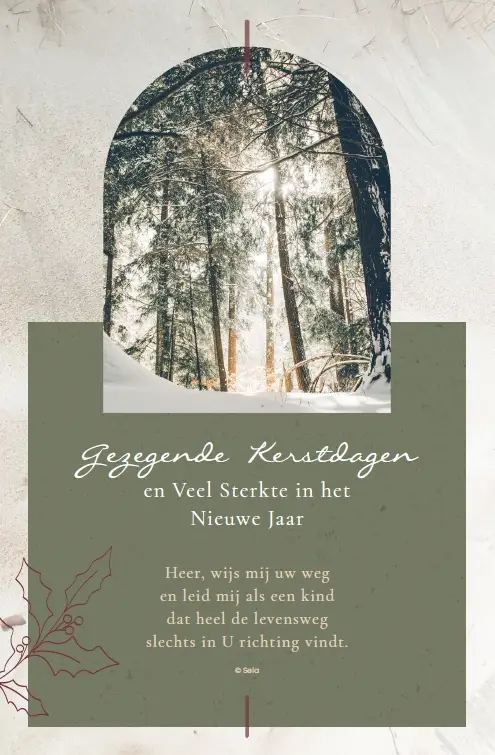 Wenskaart Gez./Sterkte + Selatekst