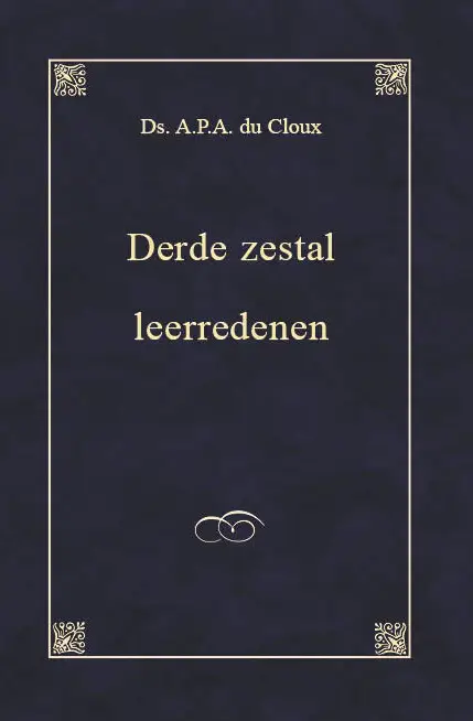DERDE ZESTAL LEERREDENEN