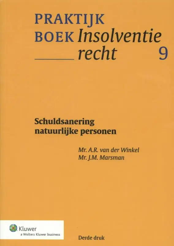 SCHULDSANERING VAN NATUURLIJKE PERSONEN