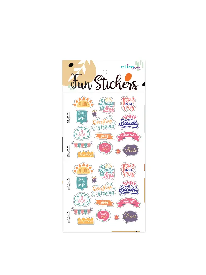 Fun Stickers Typography