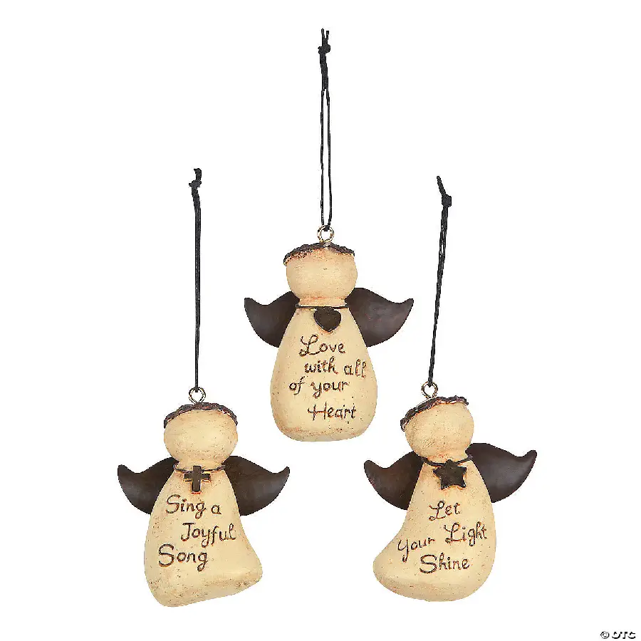 Resin mini angel ornaments