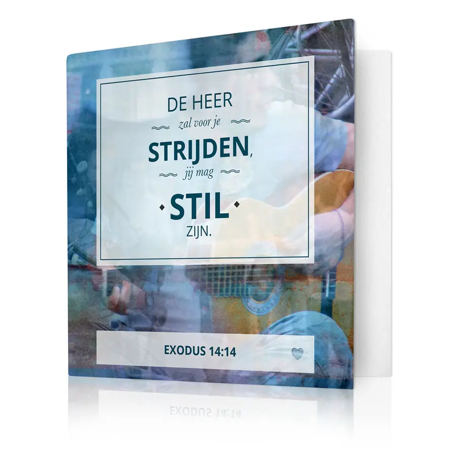 De Heer zal voor je strijden