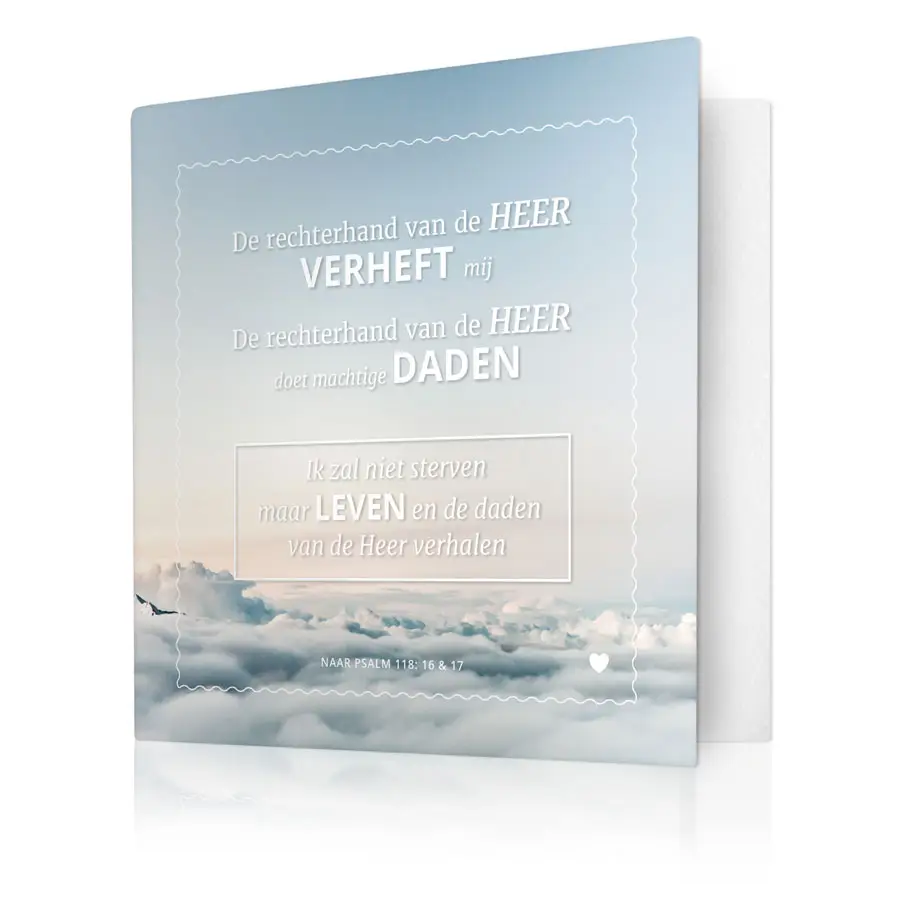 De rechterhand van de Heer verheft mij