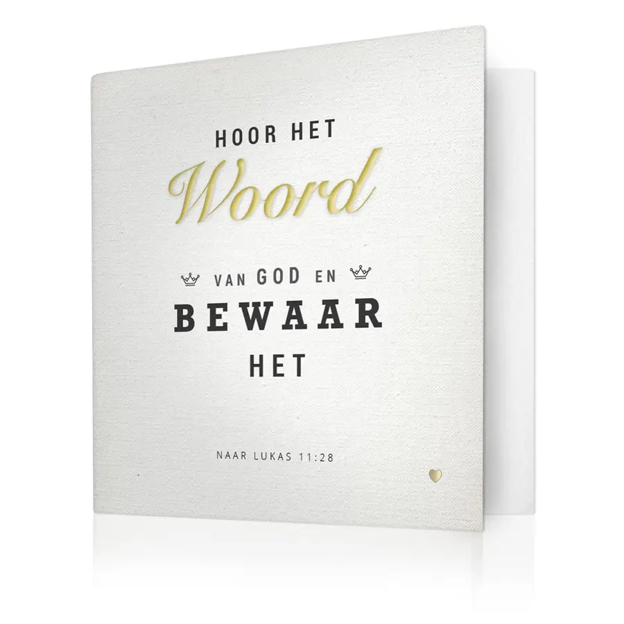 Hoor het woord en bewaar het