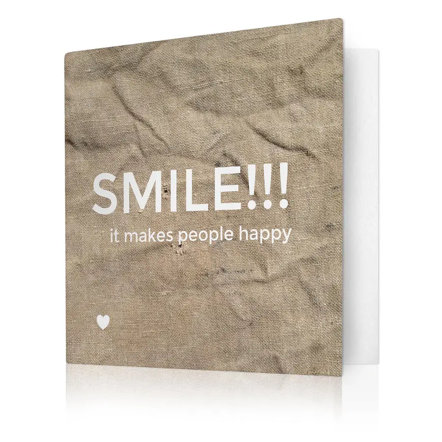 Smile it makes paople happy