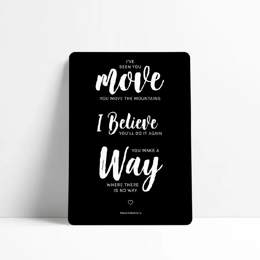 I've seen you move