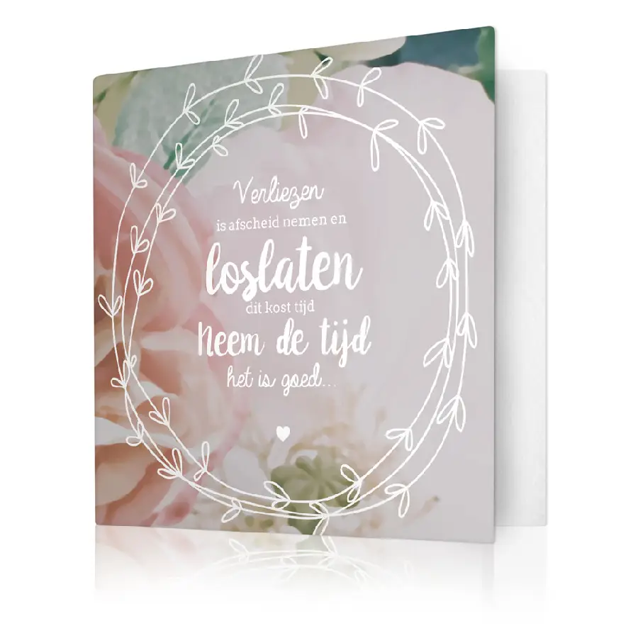 Verliezen is afscheid nemen en loslaten