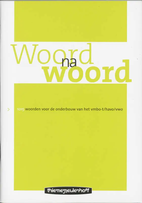 WOORD NA WOORD