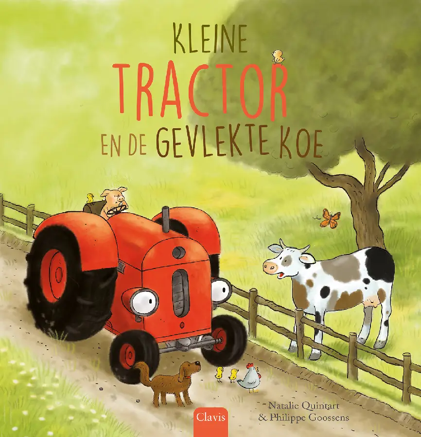 Kleine Tractor en de gevlekte koe