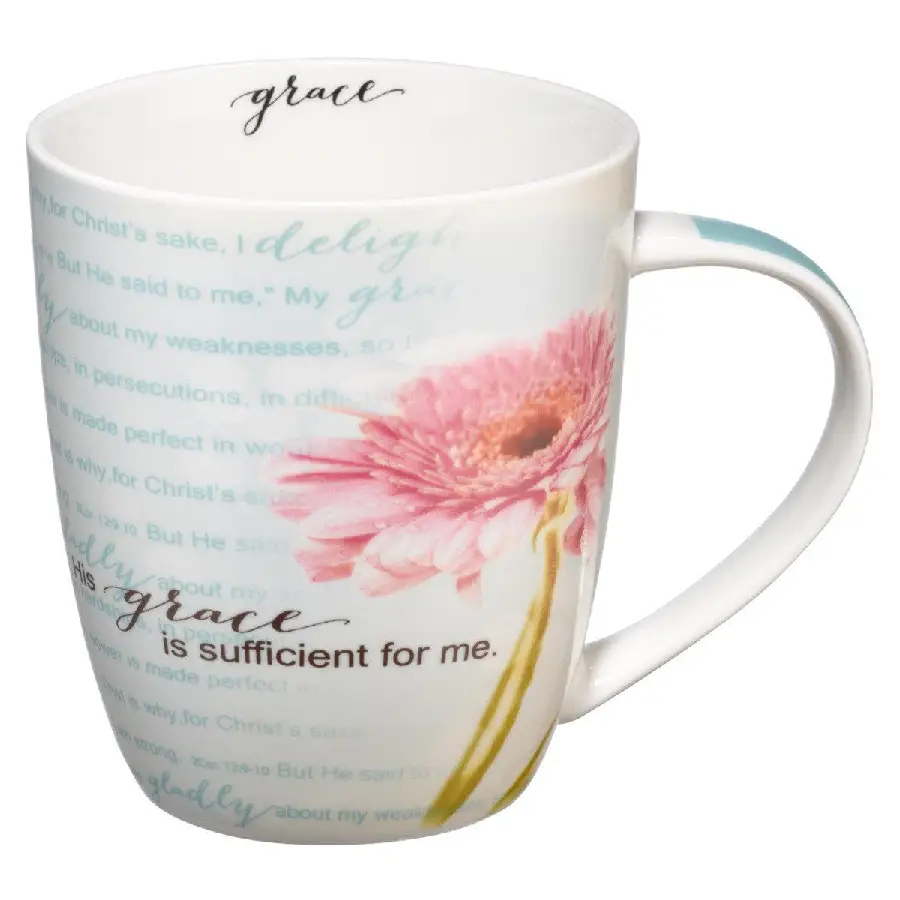 mug his grace id sufficient for me
