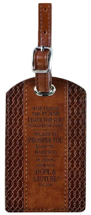 For I know the plans - LuxLeather Luggag