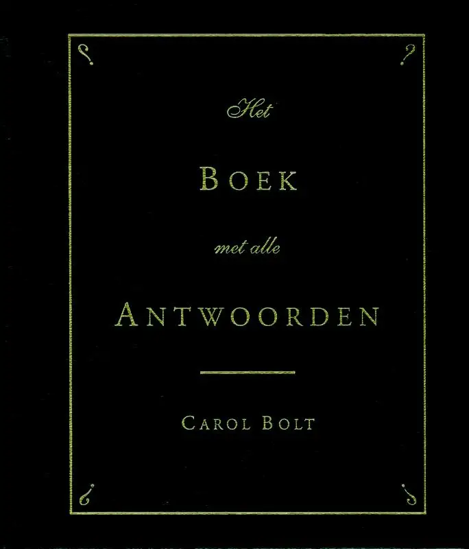 HET BOEK MET ALLE ANTWOORDEN - MINI