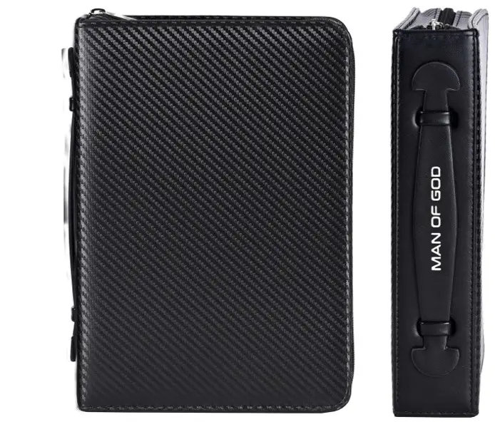 Biblecover Black Man of God Large