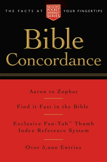 Pocket bible concordance
