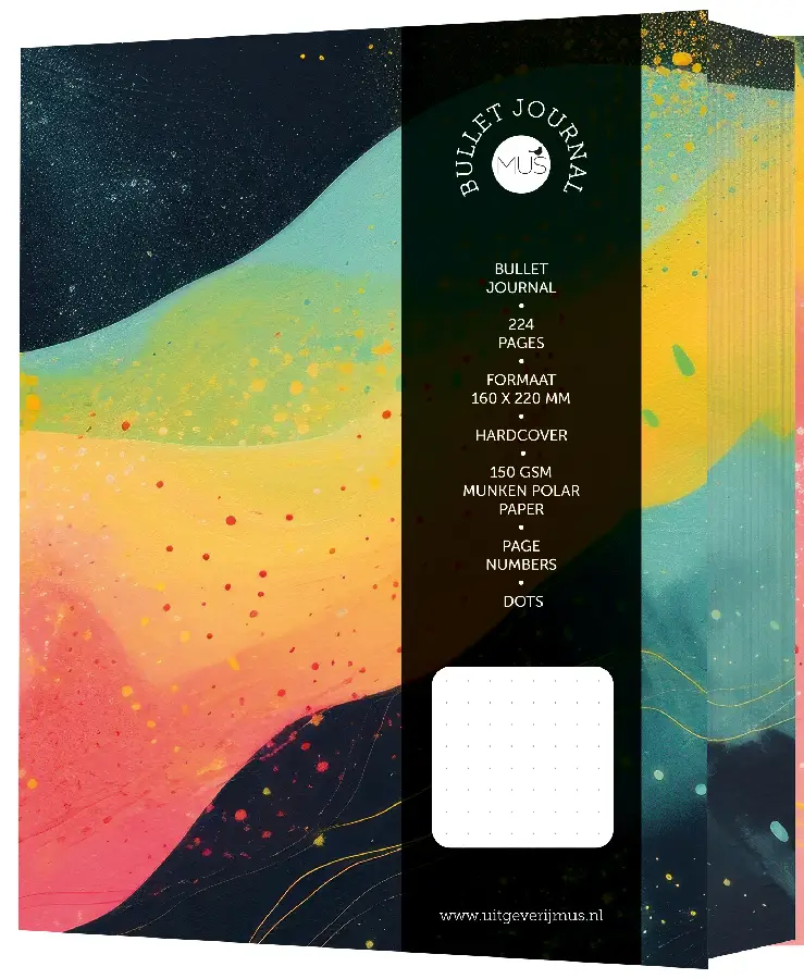 MUS Bullet Journal / Yellow Wave