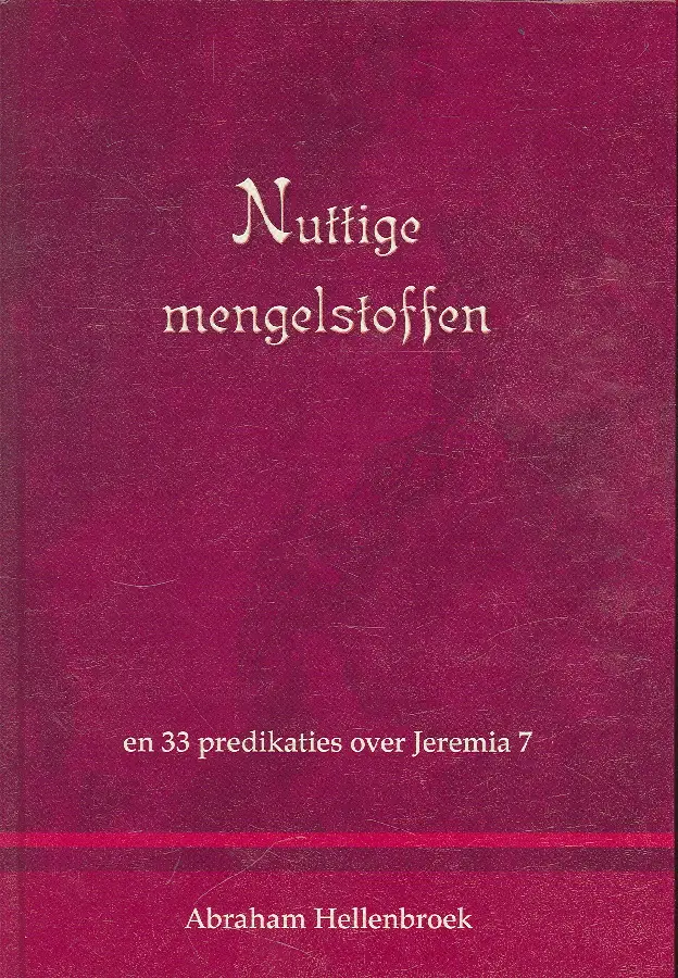 NUTTIGE MENGELSTOFFEN