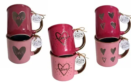 Mug Hearts Loved 1 John 4