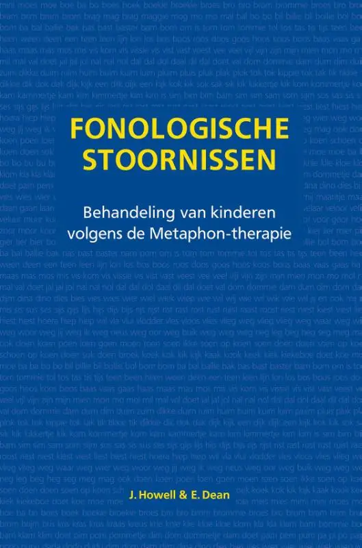 FONOLOGISCHE STOORNISSEN