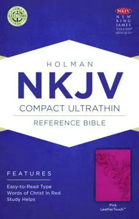 NKJV comp. ultrat. ref. Bible Pink LT