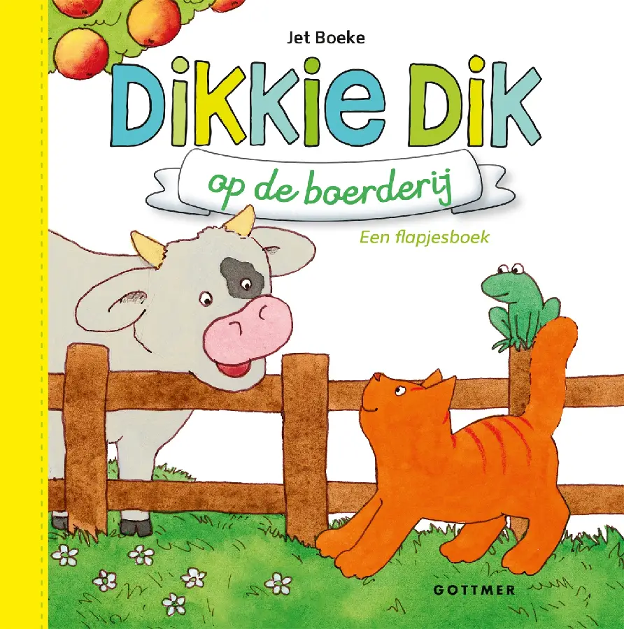 Dikkie dik op de boerderij geel