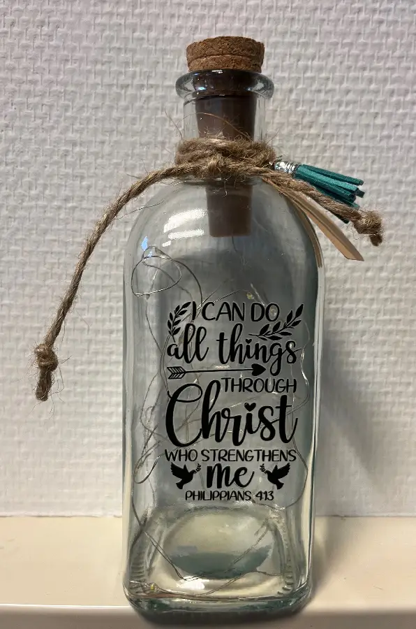 Fles licht I can do all things