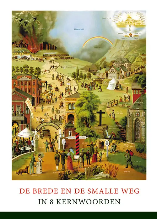 Poster A4 Brede en de smalle weg