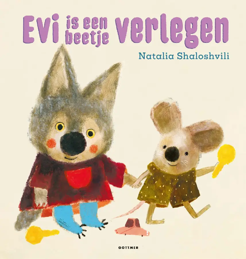 Evi is een beetje verlegen